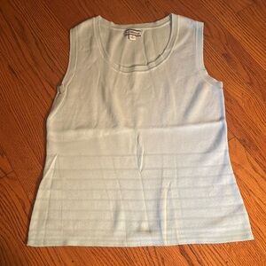 mint green sweater tank top